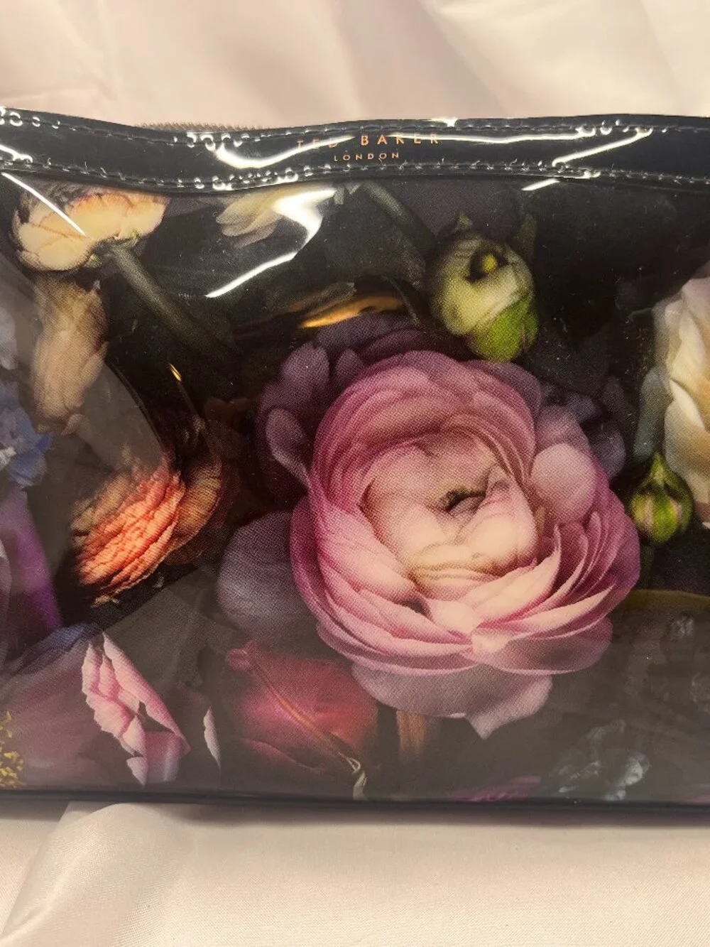 Ted Baker Till New Splendour Floral Large Cosmetic Makeup Bag